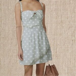 Cute light, green, mint, mini dress